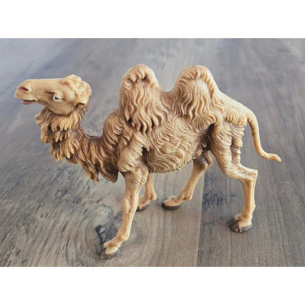 Vintage Fontanini 1983 Bactrian Standing Camel Figurine Italy Two‎ Humped 3.75